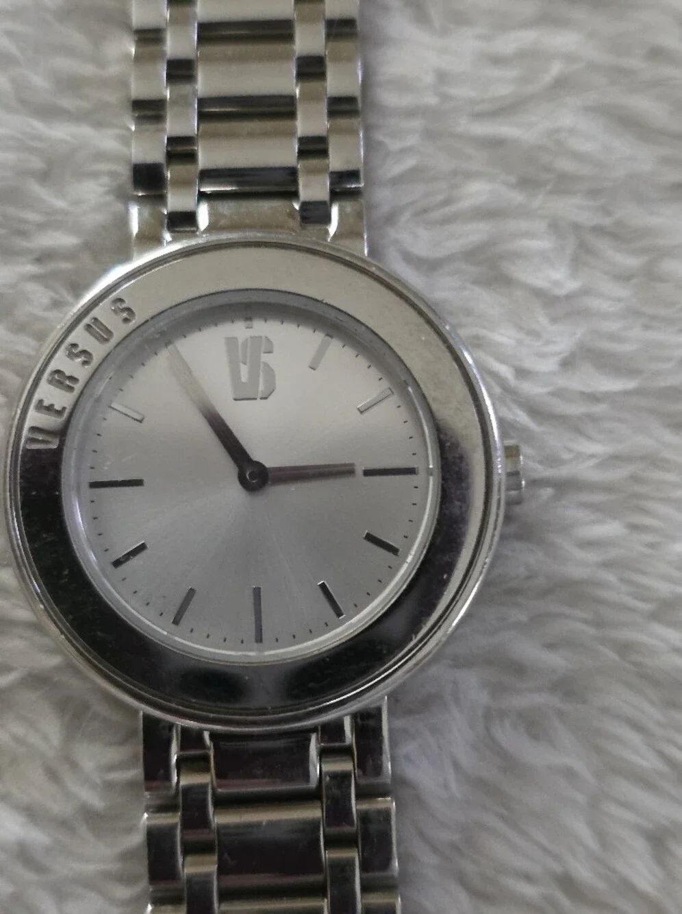 Versus By Versace Silver Tone Women's Watch with White Dial